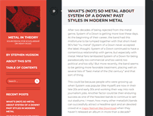 Tablet Screenshot of metalintheory.com